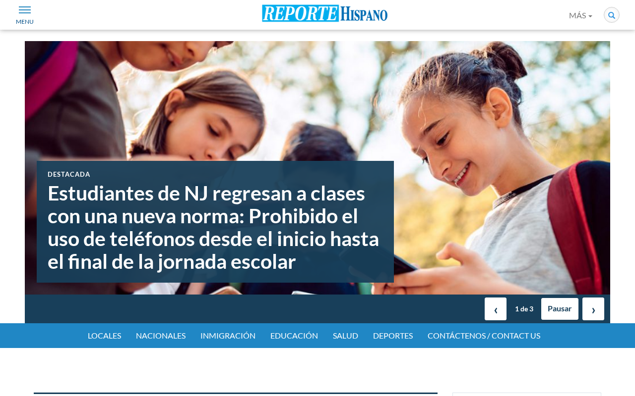 Reporte Hispano live homepage after its WordPress upgrade